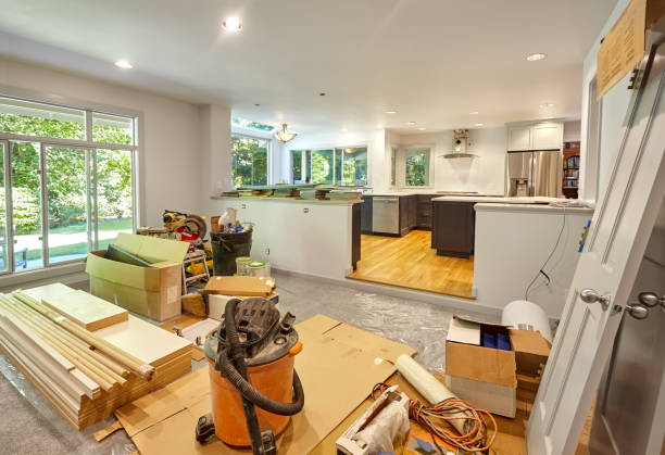 Professional Kitchen Island Installation technician working in Seminole, FL